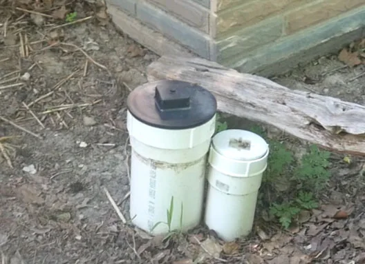 Exterior sewer cleanout access